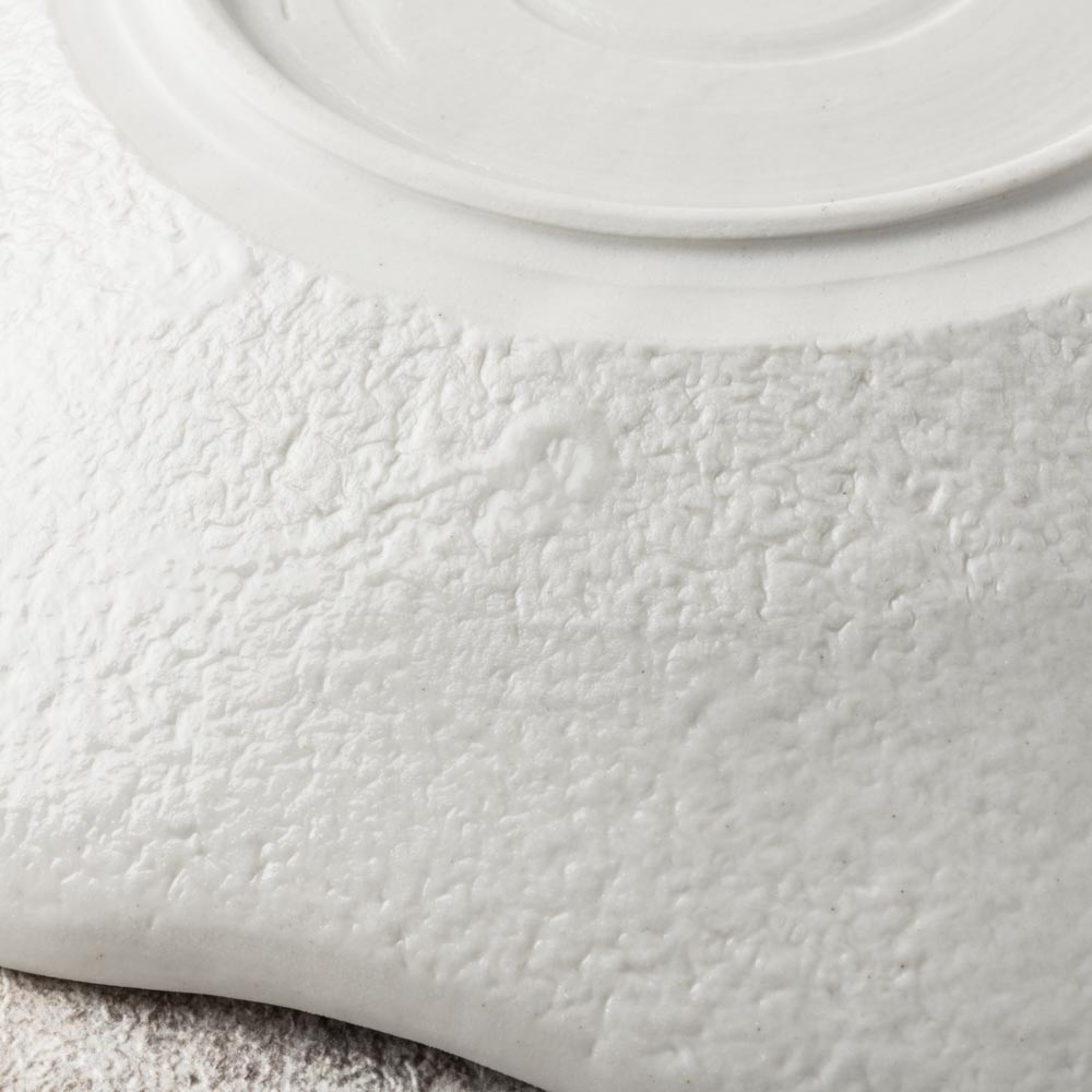 砥部焼 遠藤窯 石目 雲5寸皿 白 砥部焼 遠藤窯 砥部焼