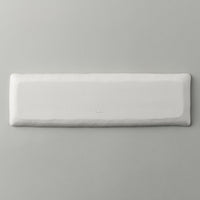 砥部焼 遠藤窯 石目 長方形皿 白 砥部焼 遠藤窯 砥部焼