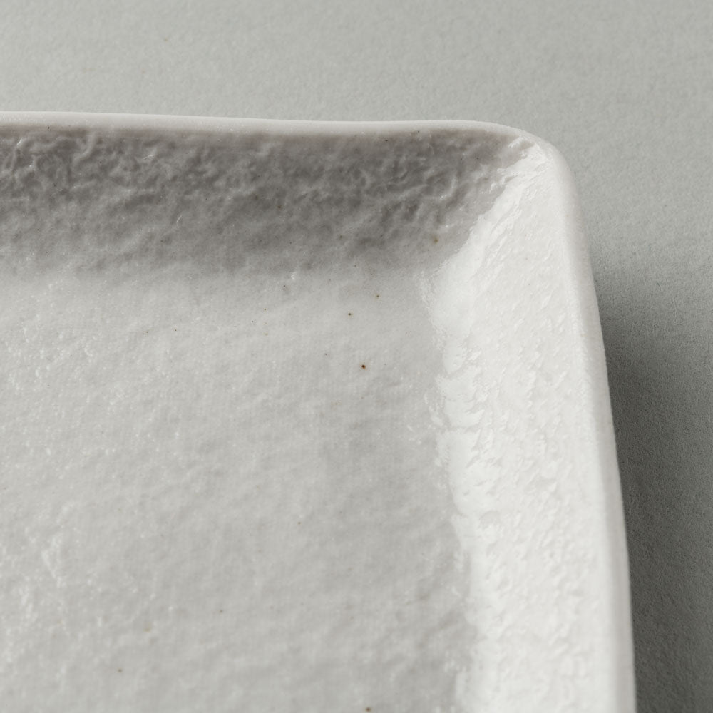 砥部焼 遠藤窯 石目 長方形皿 白 砥部焼 遠藤窯 砥部焼