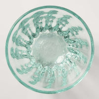 白鴉再生硝子器製作所 そば猪口モール 底泡 窓 白鴉再生硝子器製作所 琉球ガラス