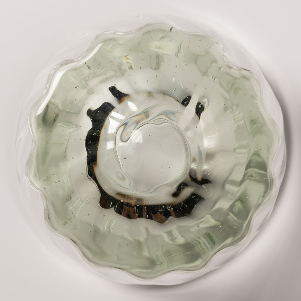 白鴉再生硝子器製作所 レデューサーグラス クリア 白鴉再生硝子器製作所 琉球ガラス