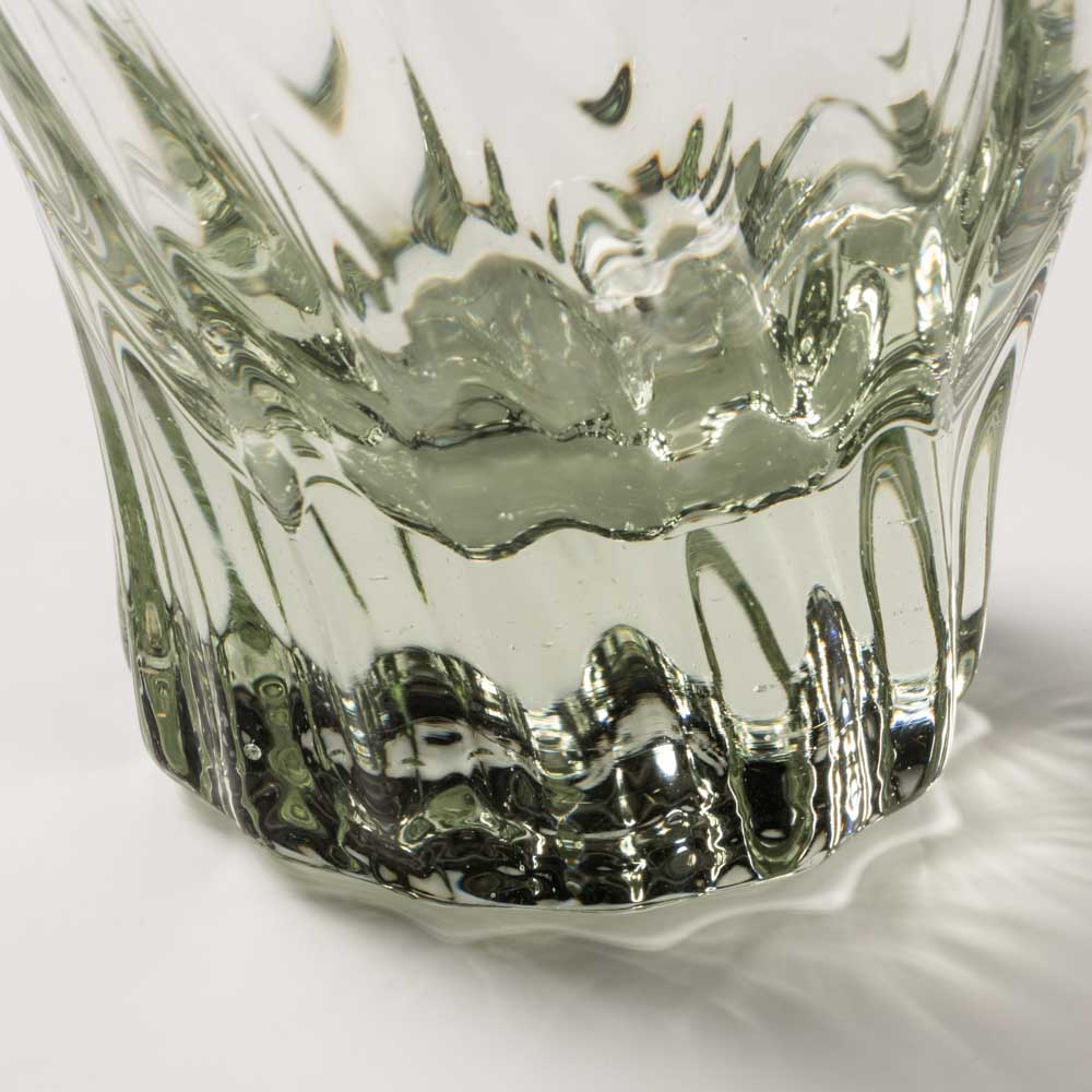 白鴉再生硝子器製作所 レデューサーグラス クリア 白鴉再生硝子器製作所 琉球ガラス