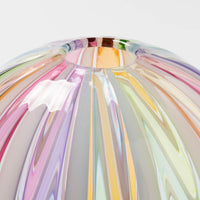 ガラス工房るん 虹 丸花器 小 ガラス工房るん ガラスもの