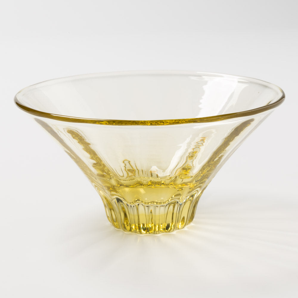 ガラス工房るん 黒豆硝子 まめ鉢(黄金) – 大人の焼き物