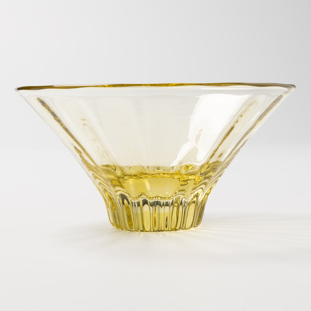 ガラス工房るん 黒豆硝子 まめ鉢(黄金) ガラス工房るん ガラスもの