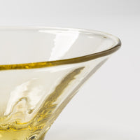 ガラス工房るん 黒豆硝子 まめ鉢(黄金) ガラス工房るん ガラスもの