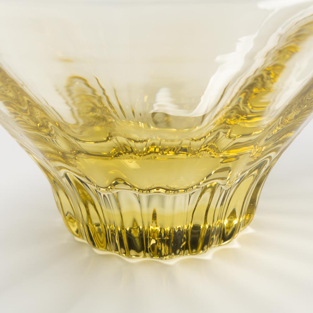 ガラス工房るん 黒豆硝子 まめ鉢(黄金) ガラス工房るん ガラスもの