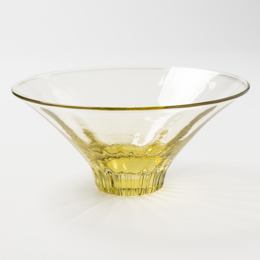 ガラス工房るん 黒豆硝子 深鉢(黄金) ガラス工房るん ガラスもの