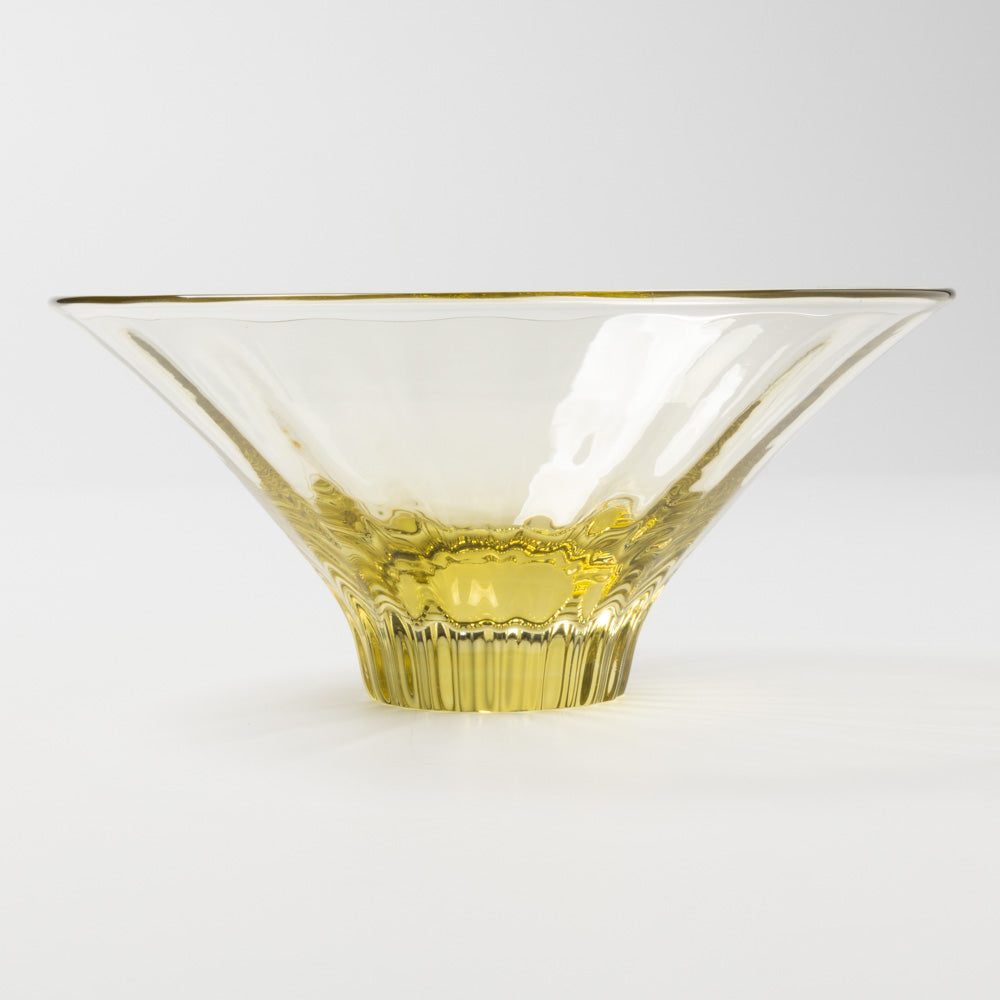 ガラス工房るん 黒豆硝子 深鉢(黄金) ガラス工房るん ガラスもの