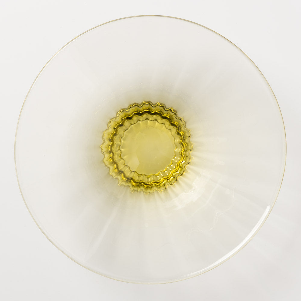 ガラス工房るん 黒豆硝子 深鉢(黄金) ガラス工房るん ガラスもの