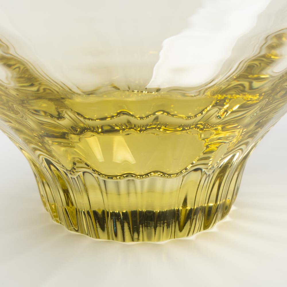 ガラス工房るん 黒豆硝子 深鉢(黄金) ガラス工房るん ガラスもの