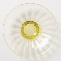 ガラス工房るん 黒豆硝子 皿(黄金) ガラス工房るん ガラスもの