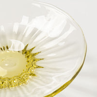 ガラス工房るん 黒豆硝子 皿(黄金) ガラス工房るん ガラスもの