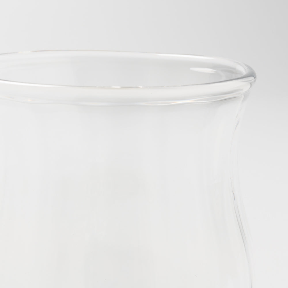 ガラス工房るん 黒豆硝子 台付グラス 小(黄金) ガラス工房るん ガラスもの