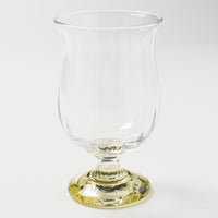 ガラス工房るん 黒豆硝子 台付グラス 大(黄金) ガラス工房るん ガラスもの