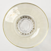 ガラス工房るん 黒豆硝子 台付グラス 大(黄金) ガラス工房るん ガラスもの