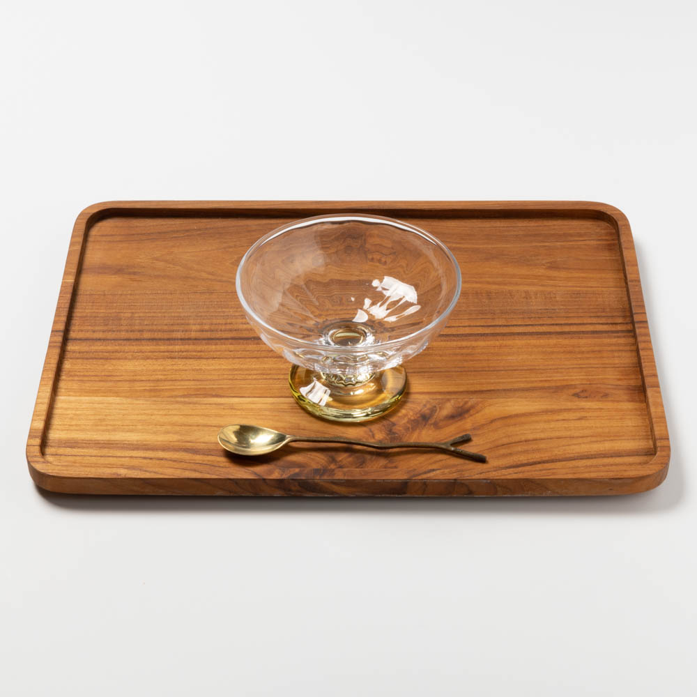 ガラス工房るん 黒豆硝子 コンポート(黄金) ガラス工房るん ガラスもの