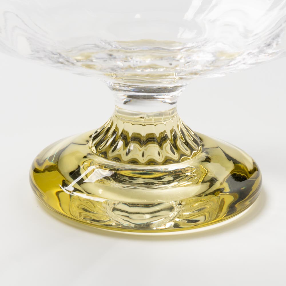 ガラス工房るん 黒豆硝子 コンポート(黄金) ガラス工房るん ガラスもの