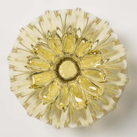 ガラス工房るん 黒豆硝子 こぼれ種花器(黄金) ガラス工房るん ガラスもの