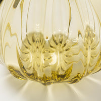 ガラス工房るん 黒豆硝子 こぼれ種花器(黄金) ガラス工房るん ガラスもの