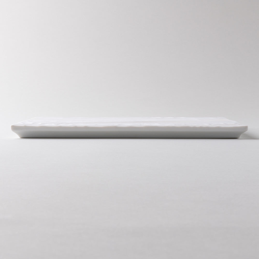 有田焼 やま平窯 木目長角プレート White 有田焼 やま平窯 有田焼