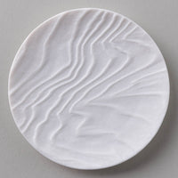 有田焼 やま平窯 木目丸小皿 White 有田焼 やま平窯 有田焼