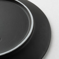 有田焼 やま平窯 木目丸小皿 Black 有田焼 やま平窯 有田焼