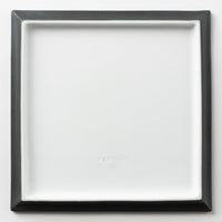 有田焼 やま平窯 硯石正角プレート 15㎝ Black 有田焼 やま平窯 有田焼