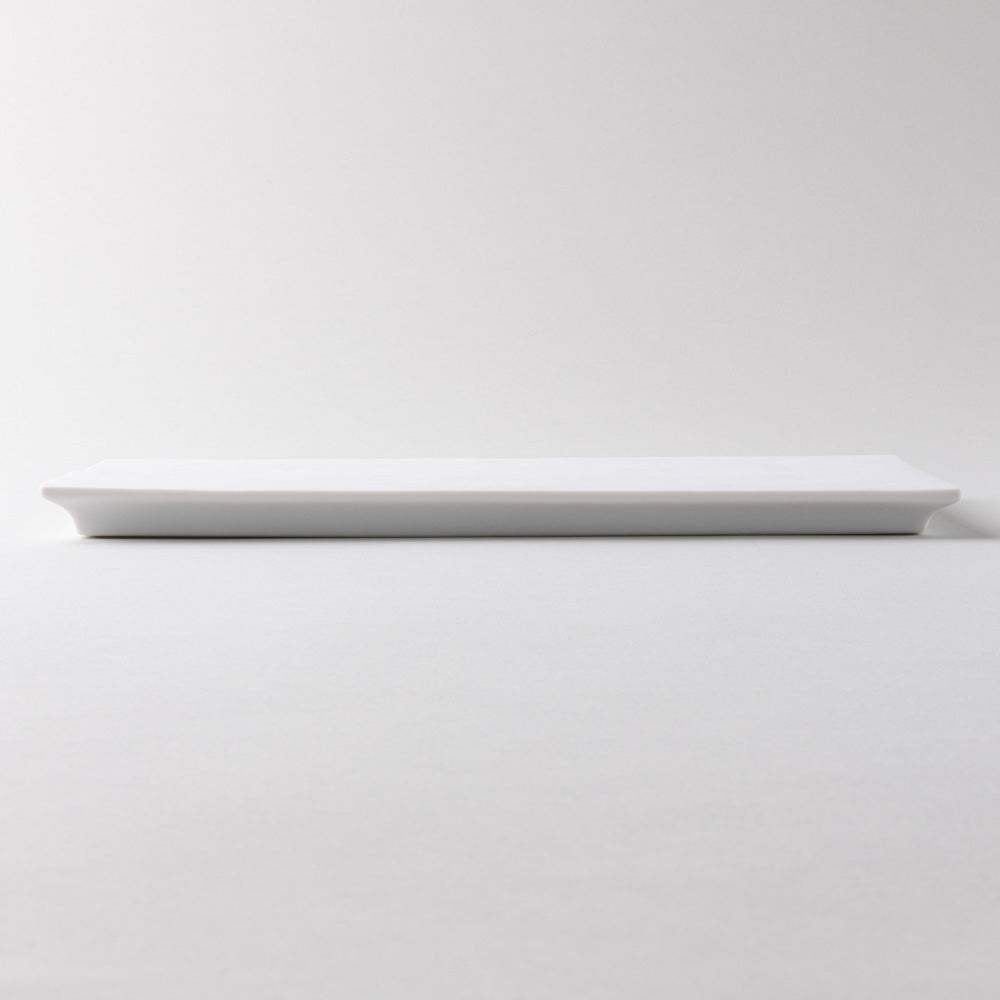 有田焼 やま平窯 硯石長角プレート White 有田焼 やま平窯 有田焼
