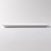 有田焼 やま平窯 硯石長角プレート White 有田焼 やま平窯 有田焼