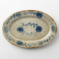 作家 加賀美円 安南手 オーバルリム皿(中) 作家 加賀美円 陶磁器作家もの