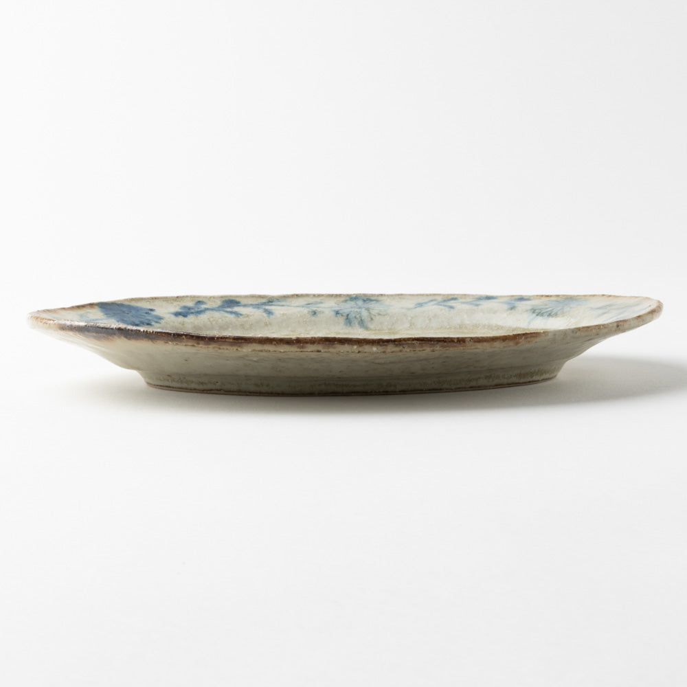 作家 加賀美円 安南手 オーバルリム皿(小) 作家 加賀美円 陶磁器作家もの