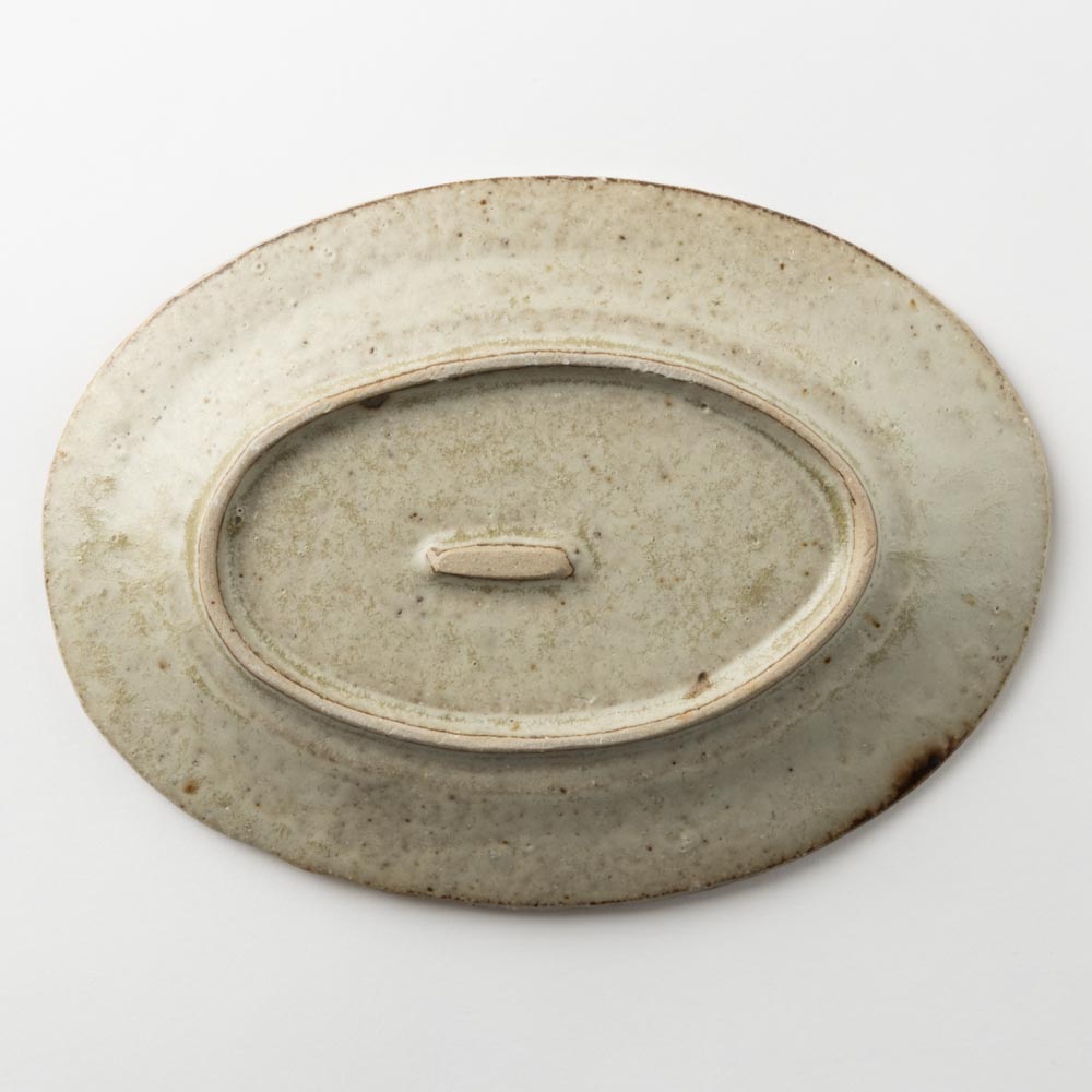 作家 加賀美円 安南手 オーバルリム皿(小) 作家 加賀美円 陶磁器作家もの