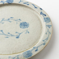 作家 加賀美円 安南手 8.5寸リム皿 作家 加賀美円 陶磁器作家もの