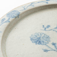 作家 加賀美円 安南手 8.5寸リム皿 作家 加賀美円 陶磁器作家もの