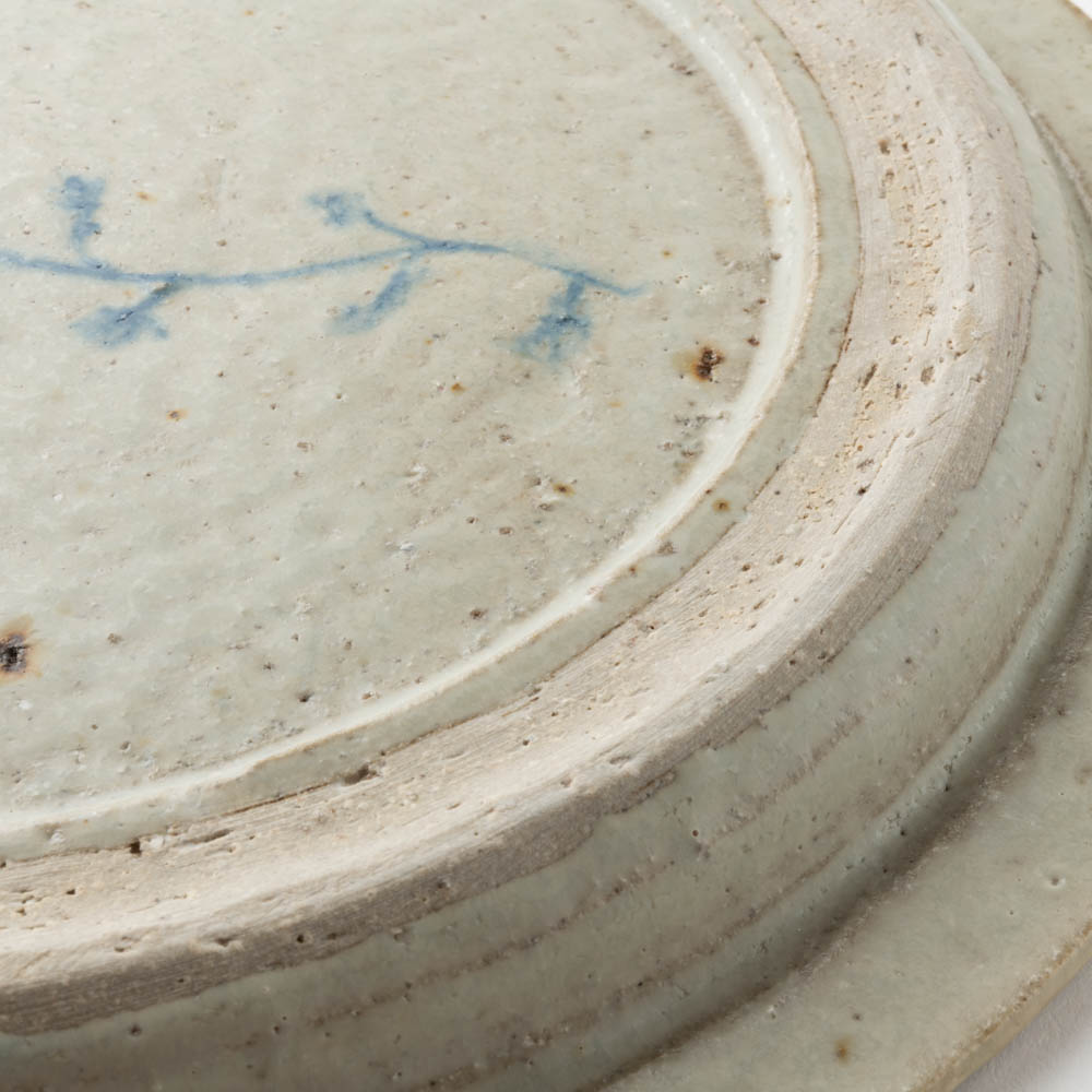 作家 加賀美円 安南手 8.5寸リム皿 作家 加賀美円 陶磁器作家もの