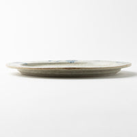 作家 加賀美円 安南手 7.5寸リム皿 作家 加賀美円 陶磁器作家もの