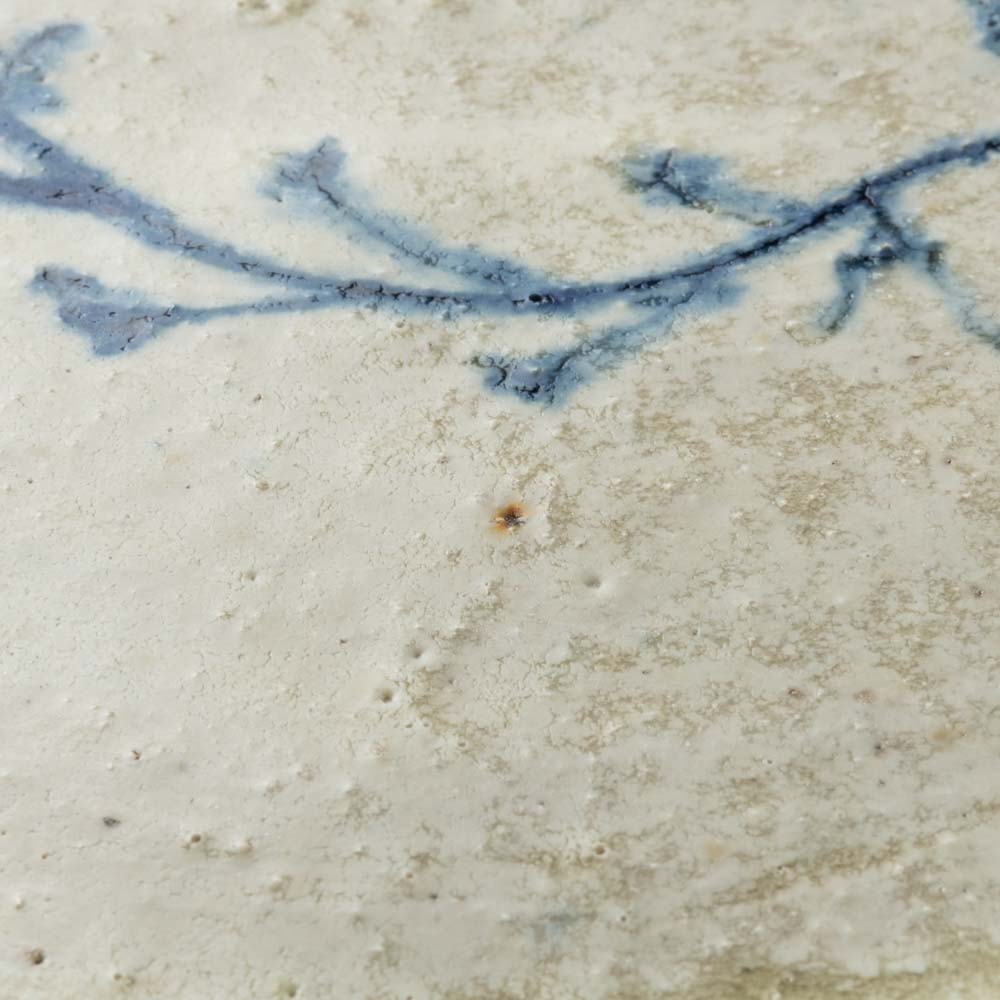 作家 加賀美円 安南手 7.5寸リム皿 作家 加賀美円 陶磁器作家もの