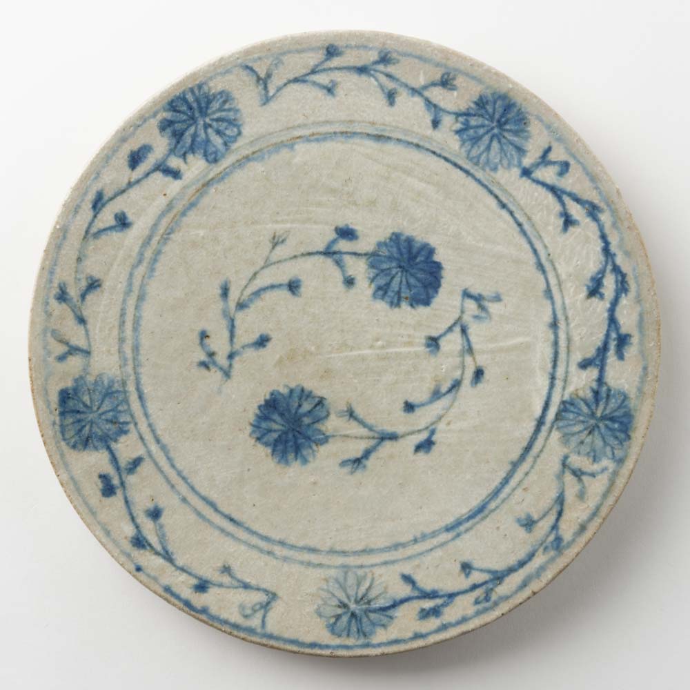 作家 加賀美円 安南手 7寸プレート皿 作家 加賀美円 陶磁器作家もの