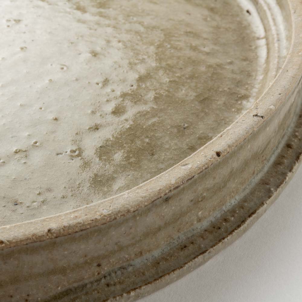 作家 加賀美円 安南手 7寸プレート皿 作家 加賀美円 陶磁器作家もの