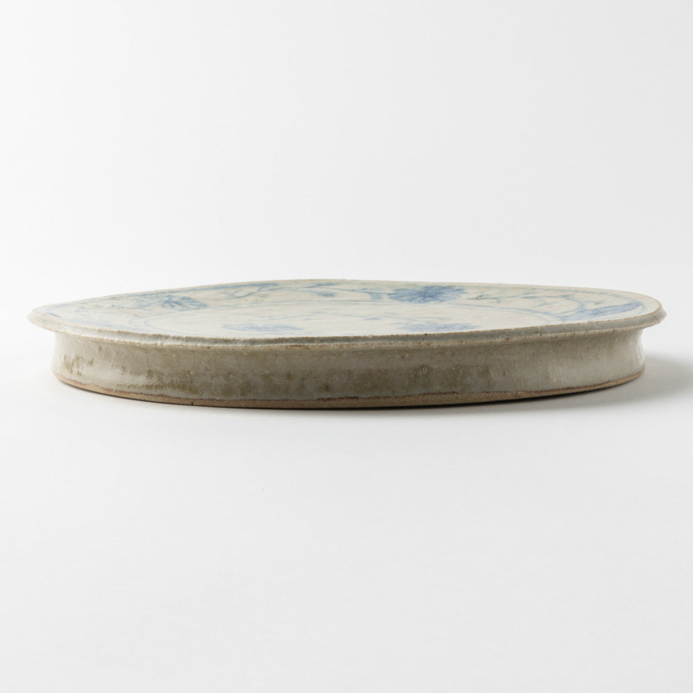 作家 加賀美円 安南手 6寸プレート皿 作家 加賀美円 陶磁器作家もの