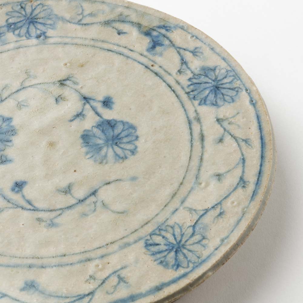 作家 加賀美円 安南手 6寸プレート皿 作家 加賀美円 陶磁器作家もの