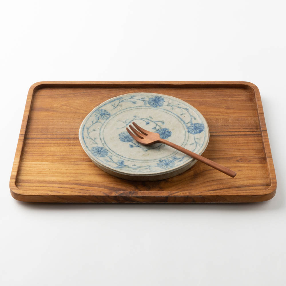 作家 加賀美円 安南手 6寸プレート皿 作家 加賀美円 陶磁器作家もの