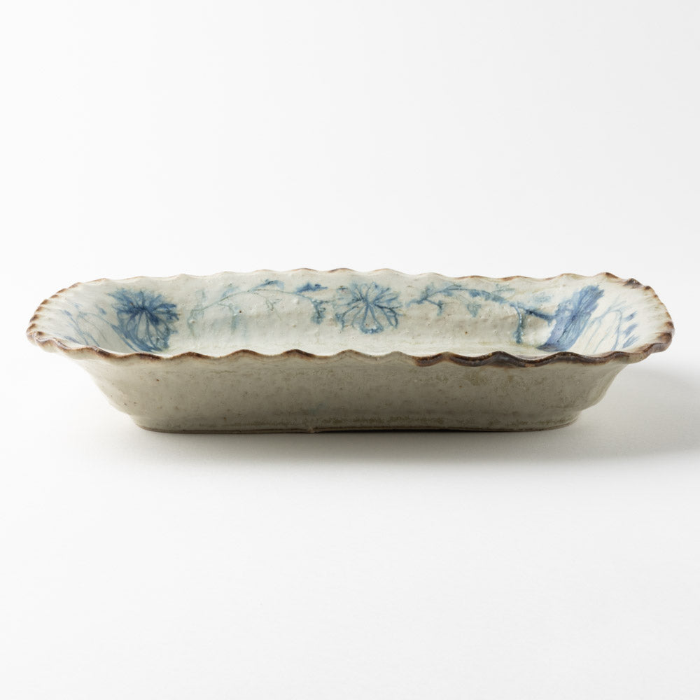 作家 加賀美円 安南手 角丸鉢 作家 加賀美円 陶磁器作家もの