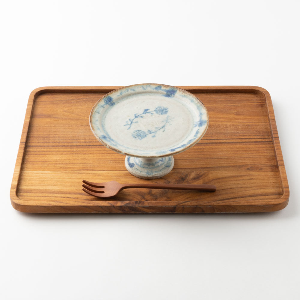 作家 加賀美円 安南手 5寸コンポート 作家 加賀美円 陶磁器作家もの