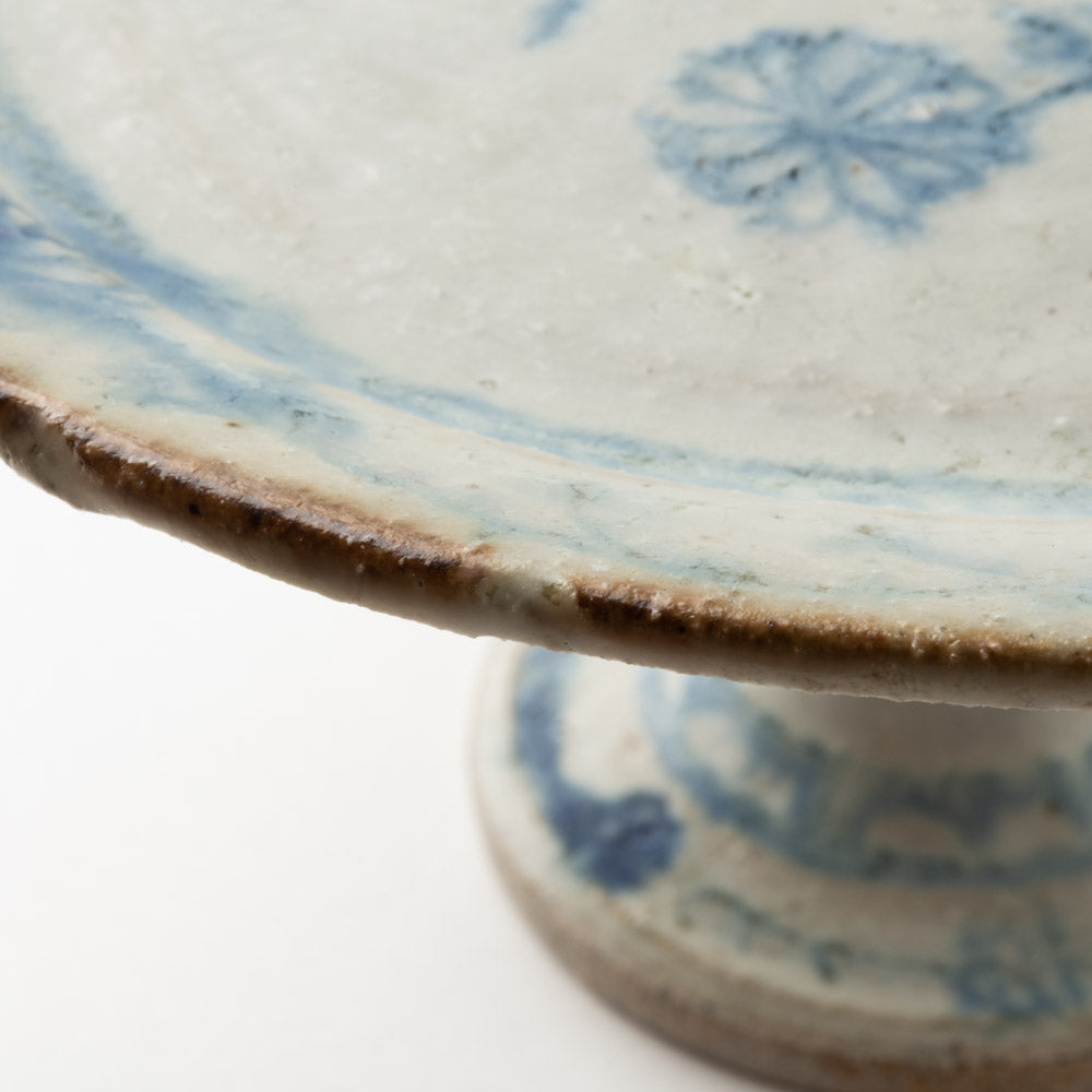 作家 加賀美円 安南手 5寸コンポート 作家 加賀美円 陶磁器作家もの