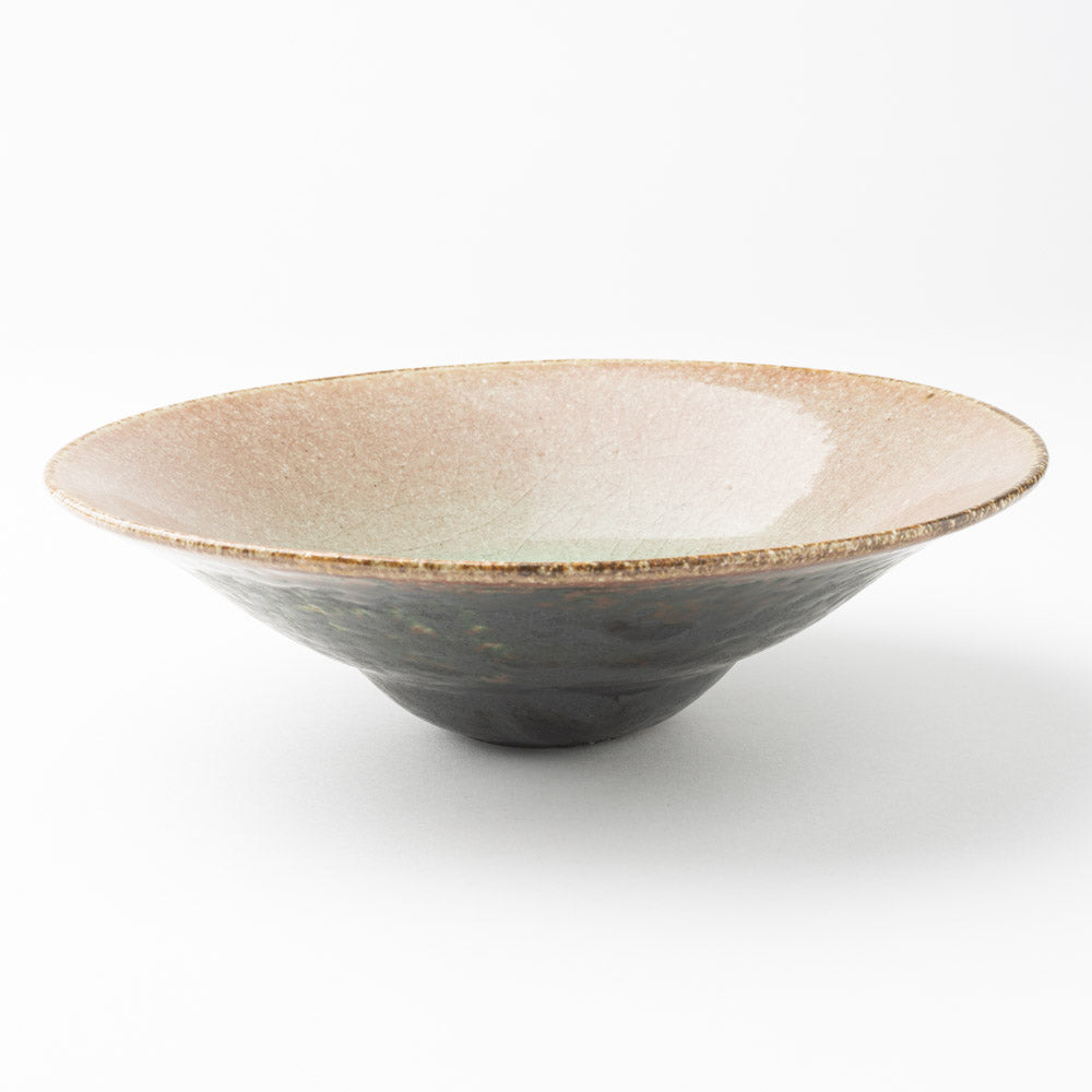 作家 亀井紀子 紅彩 七寸鉢 作家 亀井紀子 陶磁器作家もの