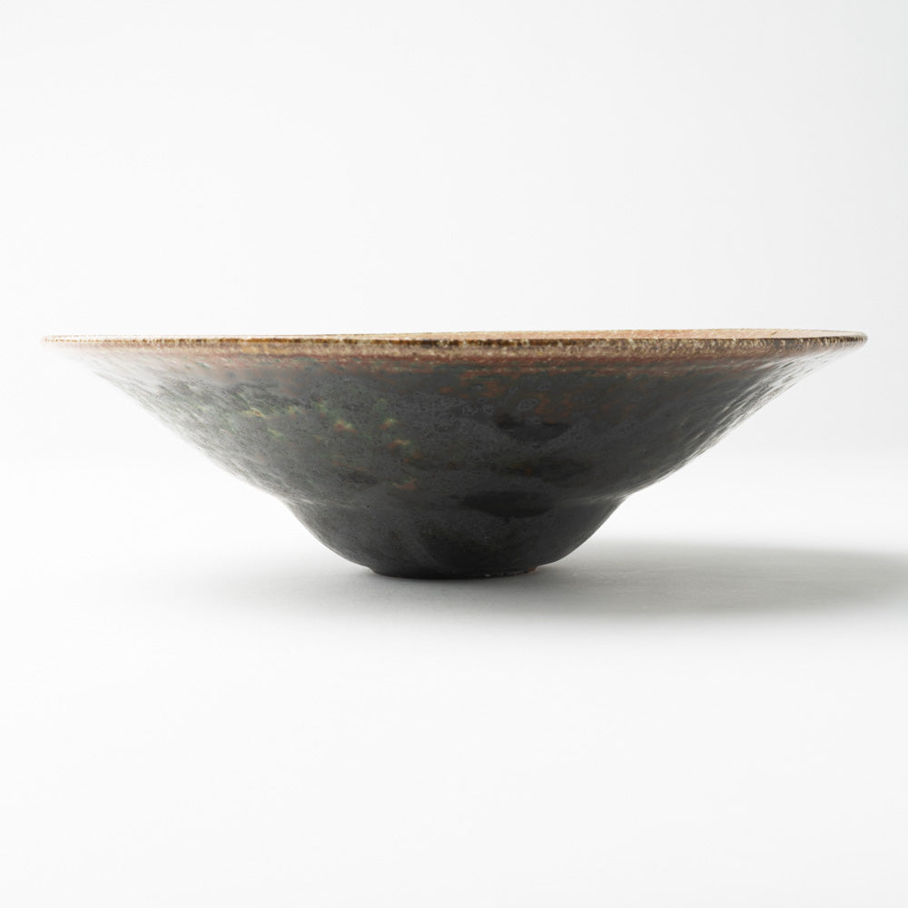 作家 亀井紀子 紅彩 七寸鉢 作家 亀井紀子 陶磁器作家もの