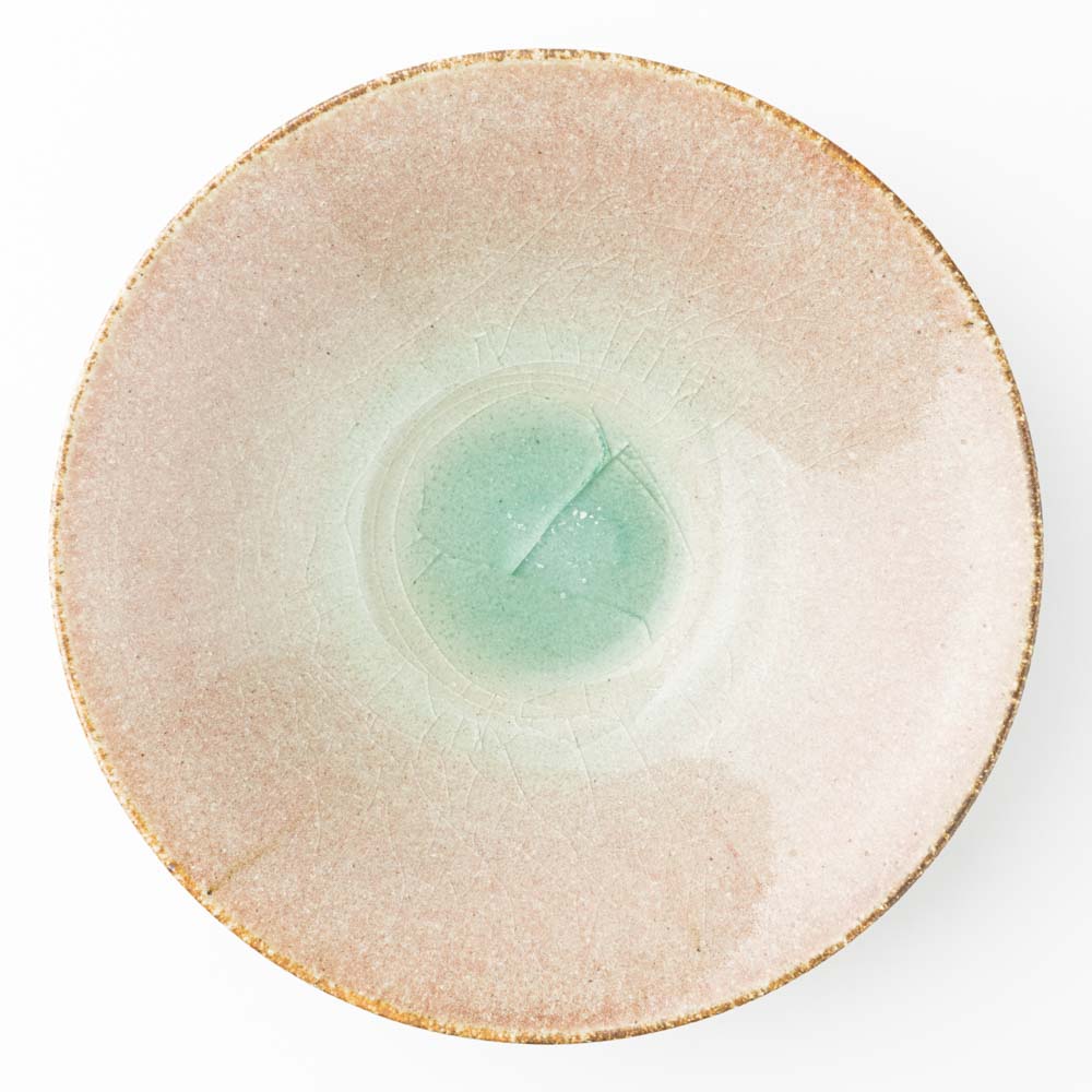 作家 亀井紀子 紅彩 七寸鉢 作家 亀井紀子 陶磁器作家もの