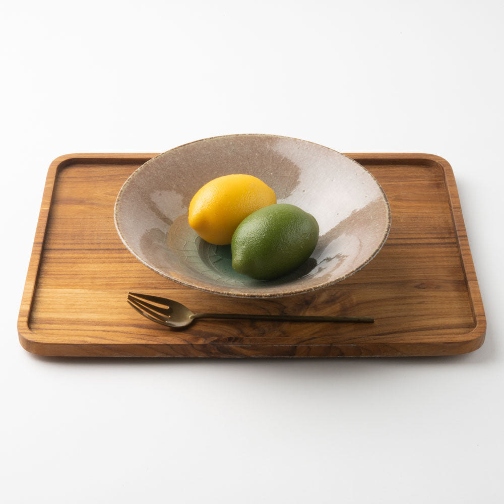 作家 亀井紀子 紅彩 七寸鉢 作家 亀井紀子 陶磁器作家もの